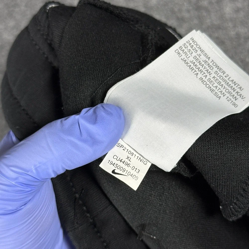 Nike Tech Fleece Joggers Youth XL Black Grey Colorblock CU4496-013